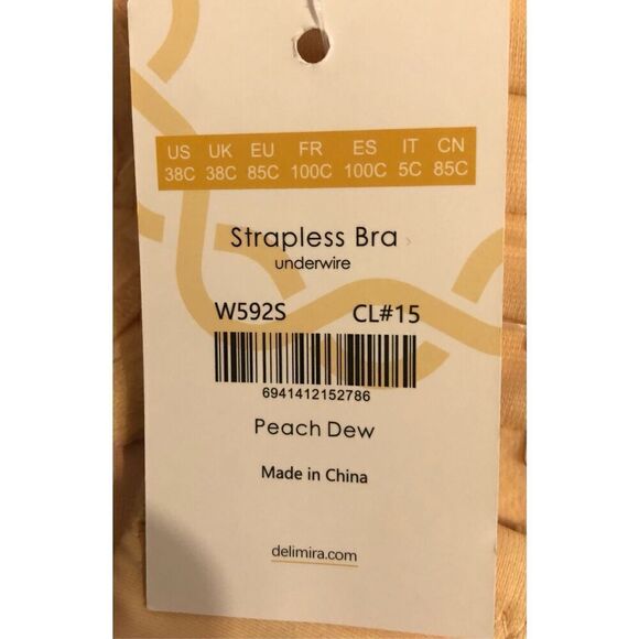 Delimira Strap/Strapless Bra Sizes 38B, 38C, 38D and 40C - Picture 6 of 8